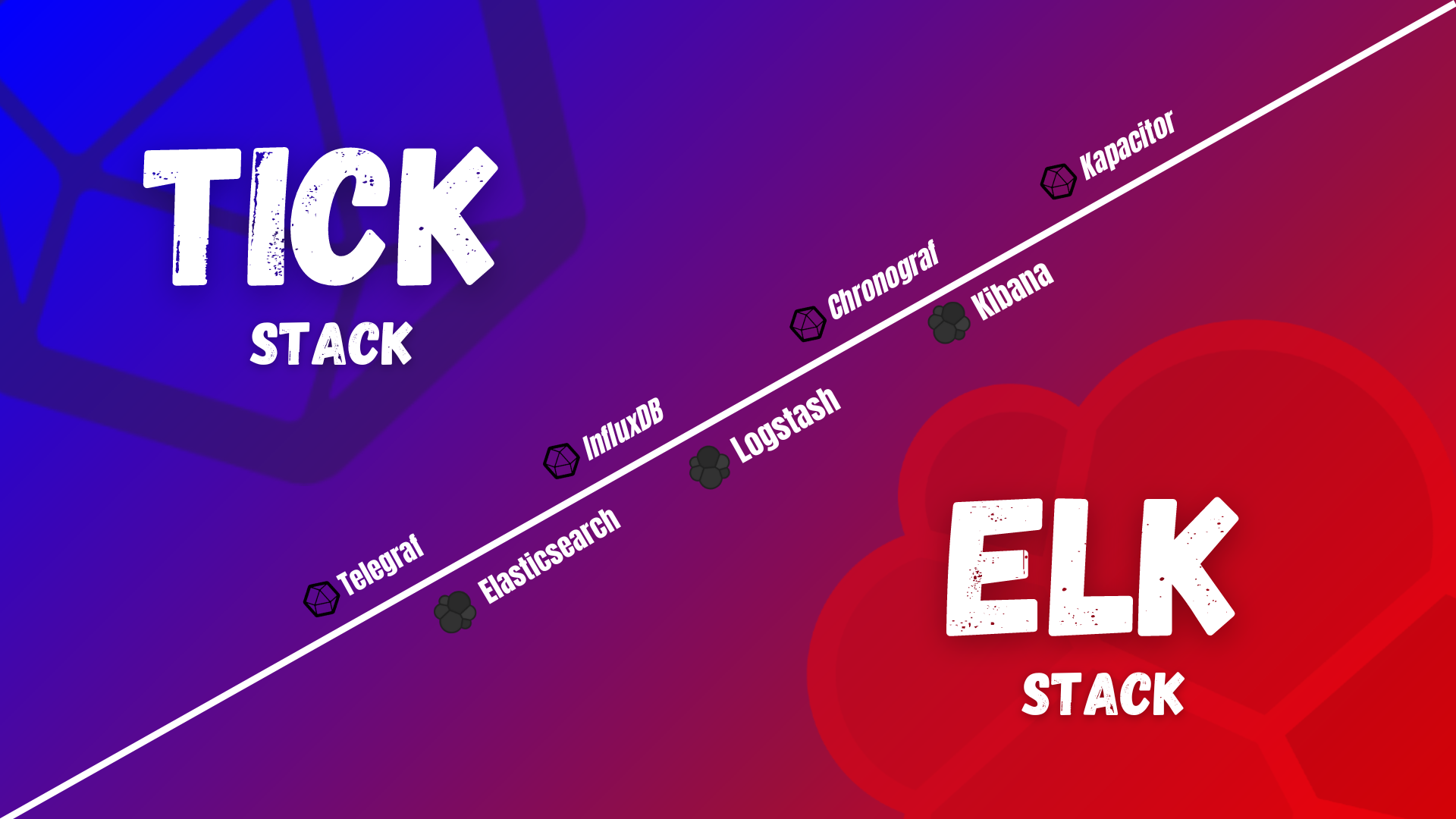 TICK Stack vs ELK Stack